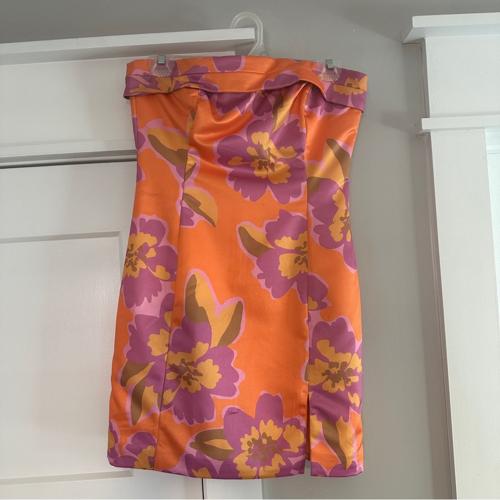Runaway Orchid Orange Mini Dress